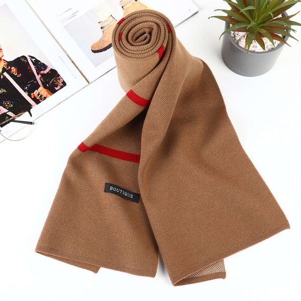 

scarf cashmere men's thickened warm in winter autumn and fashion business knitted, Blue;gray