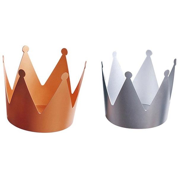 

gift wrap 2 pcs creative crown waterproof valentine's day rose box bouquet boquet holder art birthday-gold & silver