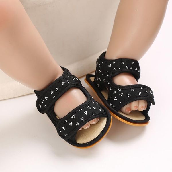 

summer 0-1 years old baby toddler shoes soft rubber sole baby's breathable non-slip sandals first walkers