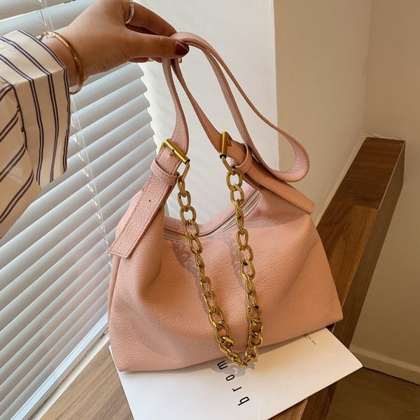 

evening bags fashion designer crossbody for women 2021 large capacity pu leather chain shopping big lady handbag shoulder bag purse