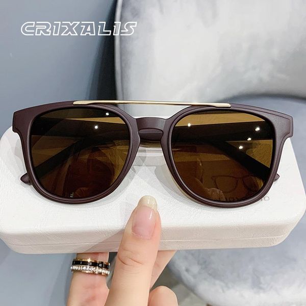 

sunglasses crixalis designer women flat square sun glasses female retro shades ladies uv400 zonnebril dames, White;black