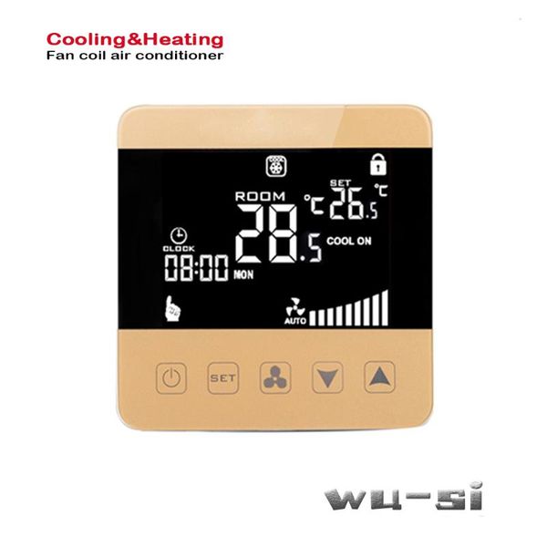 

smart home control programmable 2p 4p thermostat with cooling,heating,ventilation