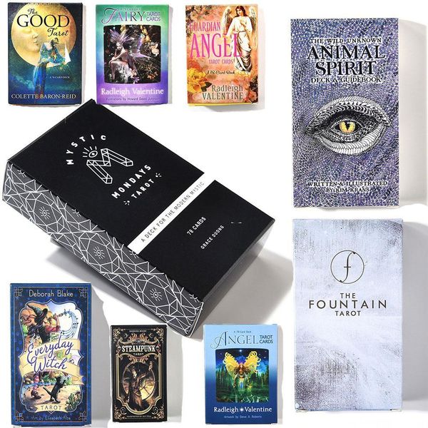 

tarots creative fate mysterious english tarot board game set oracle games card family holiday party childrens educational toys can enhance t