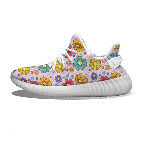 

diy custom cartoon colorful sunflower running sho mh printed mens womens trainers outdoor sports sneakers