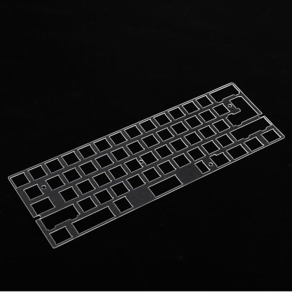 

keyboards 60% 61 universal pc material positioning board plate support iso ansi for gh60 dz60 pcb mechanical keyboard diy
