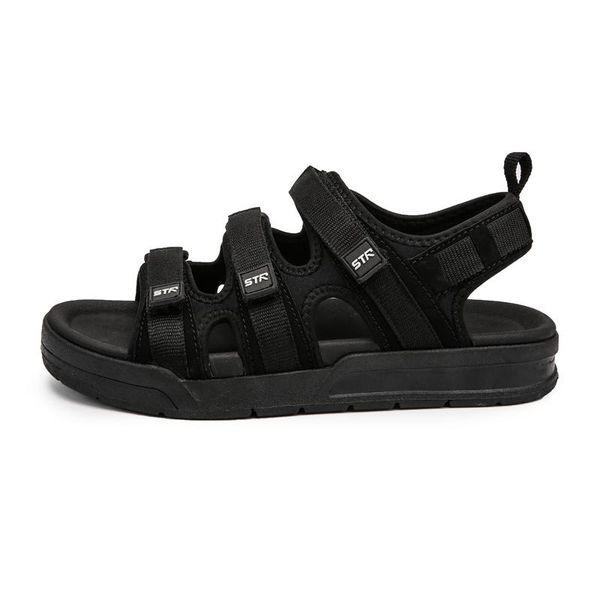 

sandals rasteira leather casa sandale herren sandles de hombre sandalias work sandalen deportivas sandel homme summer da verano, Black