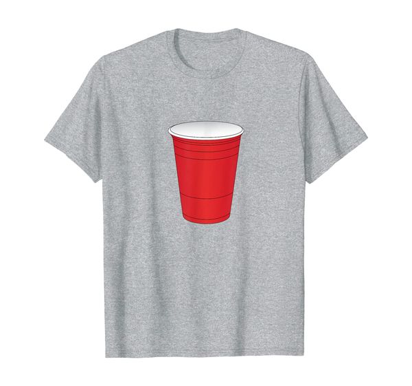 

red cup frat sorority college beer pong party t-shirt, White;black