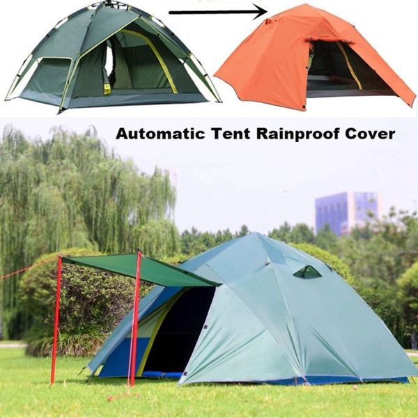 

tents and shelters 2 colors portable waterproof backpacking travel accessories 2-4 person camping tent double layer