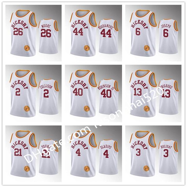 

print men's women kids men t.j. warren hardwood domantas sabonis malcolm brogdon jeremy lamb white basketball jersey, Black;red