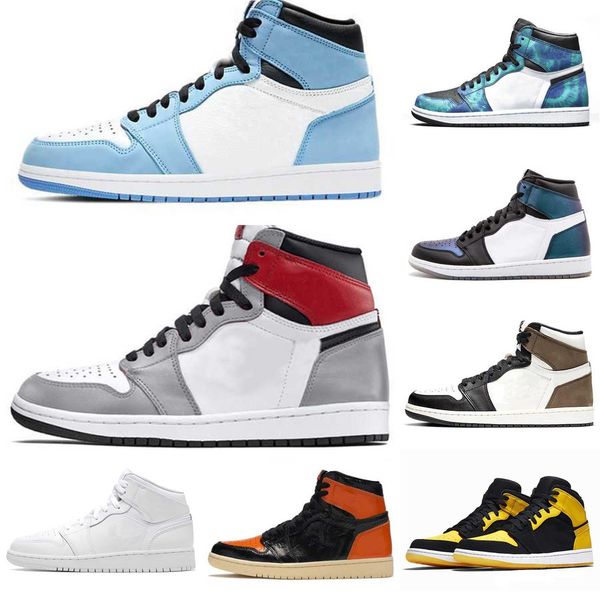 

quality jumpman 1 basketball shoes 1s for men women high dark mocha black metallic gold unc light smoke grey chicago royal toe sport sneaker