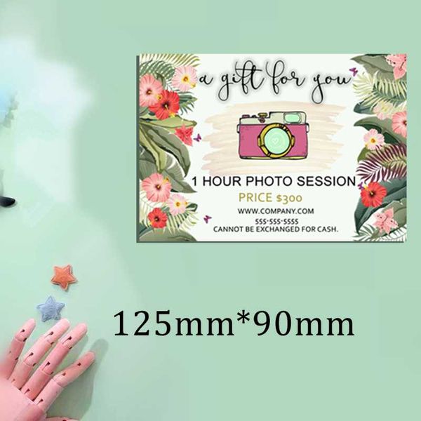 

greeting cards custom gift certificate card pography voucher