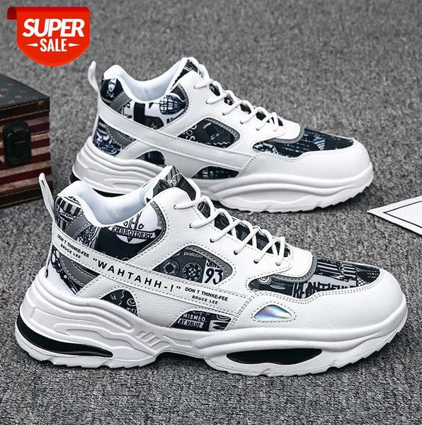 

men's shoes korean version all-match high-sneakers increase sports and leisure ins old #ss3t