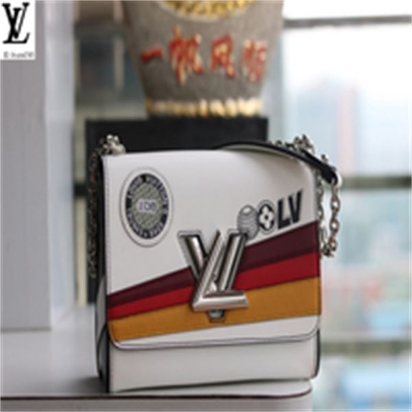 

brand designer luxury ii90 m50318 white patchwork shoulder bag women handbags iconic bags handles shoulder bags totes cross body bag