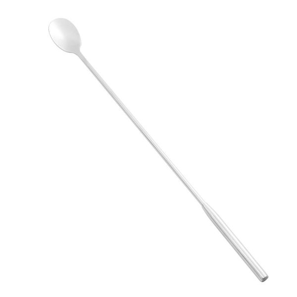 

spoons stainless steel ice spoon long handle stirring coffee for tea cocktail dessert silver