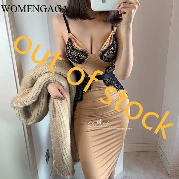 

low chest lace stitching high waist v neck sleeveless temperament hip elastic tnak vest base mini dress qw52 casual dresses, Black;gray