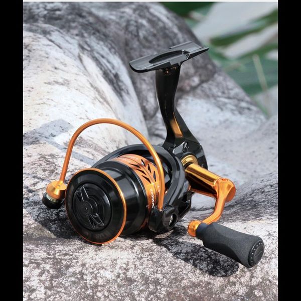

baitcasting reels 2000 3000 freshwater fishing gear supplies metal spool spinning reel 5.0:1