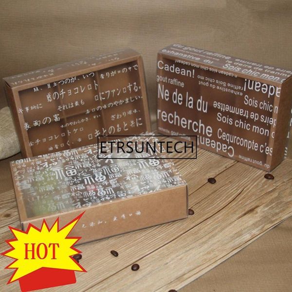 

gift wrap 200pcs/lot pvc kraft paper packaging boxes 50g yolk crisp xuemei niang nougat cookie wholesale