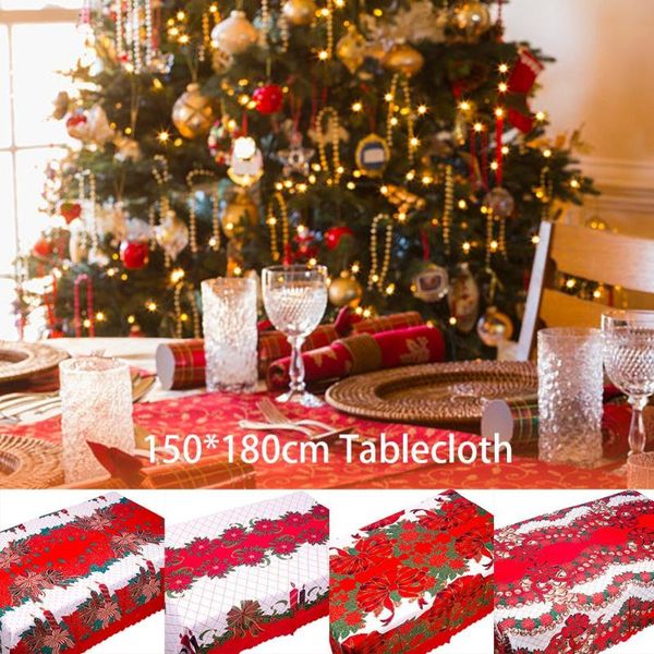 

table cloth christmas printed tablecloth waterproof antifouling polyester cover for party home decorations