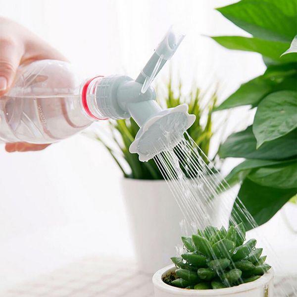 

2in1 plastic sprinkler nozzle for flower waterers bottle watering portable household potted plant equipments