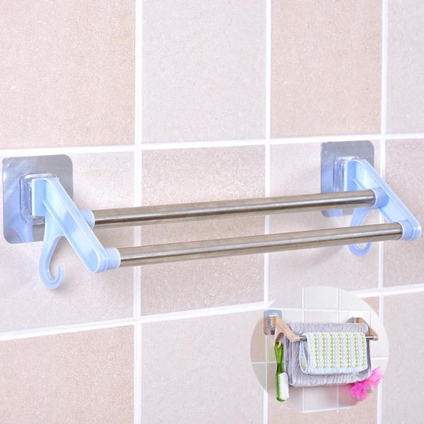 

bathroom towel holder wall kitchen adhesive storage hanging hanger mount rack racks