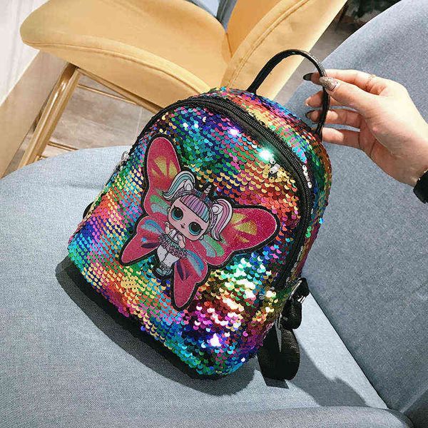 

hbp non- sequin women's q mini backpack korean butterfly star angel 4 sport.0018