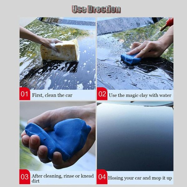 

car sponge clay bar tool valeting wash wax cleaning detailing reusable
