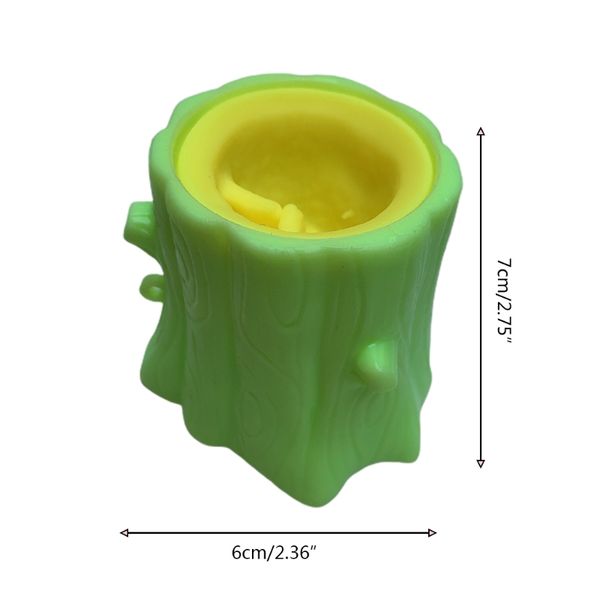 

40jc kids sensory toy anti-anxiety handheld toys decompression evil squirrel cup stress relief squishy toy party supplies