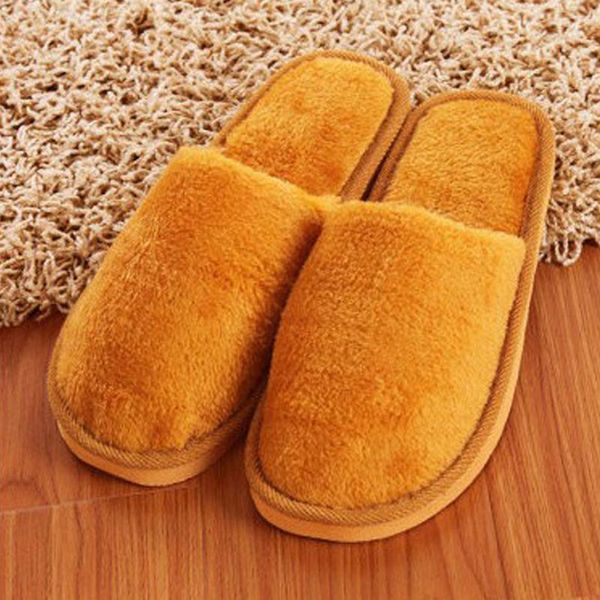 

slippers autumn winter warm home women fur slides mules ladies plush indoor comfortable chaussures femme zapatos pink, Black