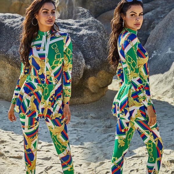 

swim wear 2021 muslim swimwear high-neck long sleeve swimsuit summer full-enclosed modest bathing suit islamic woman borkini