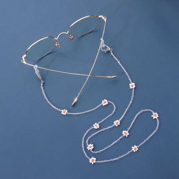 

bead jewelry flower glasses chain fashion versatile daisy mask holder