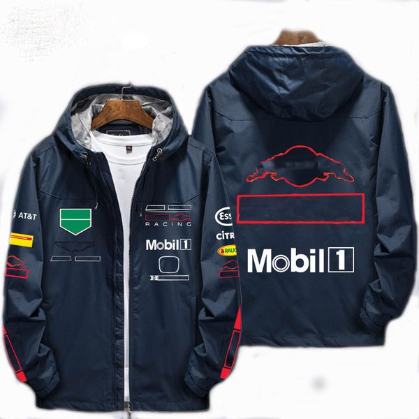 

2021 new f1 racing jacket autumn and winter hooded windbreaker