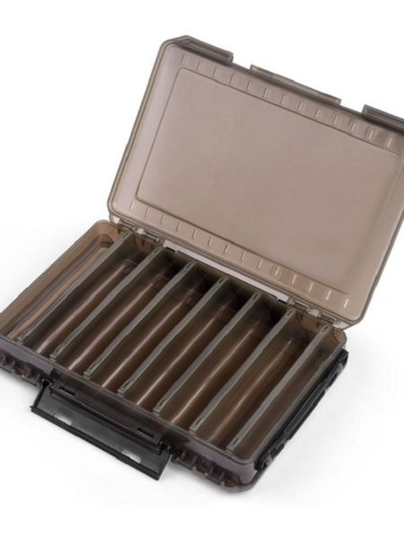 

fishing accessories portable lure box double side bait and hooks container organizer storage case outdoor tackle
