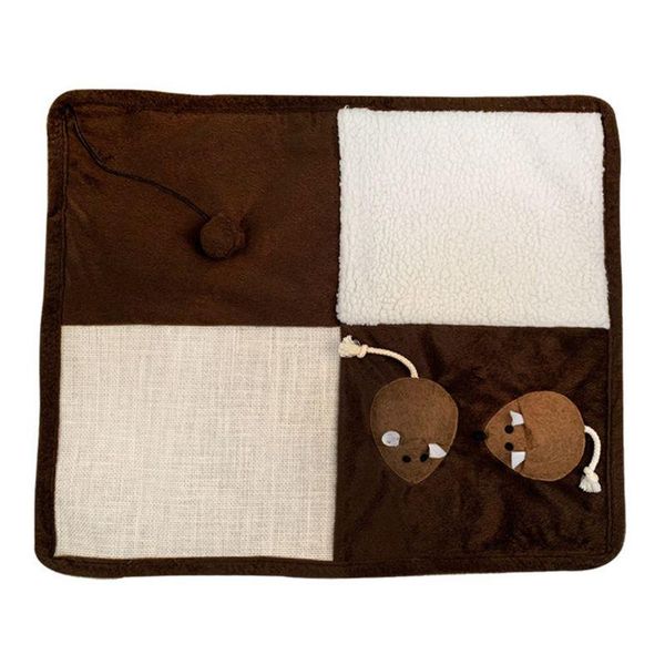 

cat toys furniture protector scratch board sisal straw catnip mat chair table pad