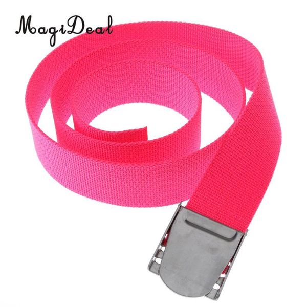 

pool & accessories magideal pink 5cm 1.5m scuba diving weight belt webbing with stainless steel buckle snorkeling swimming access