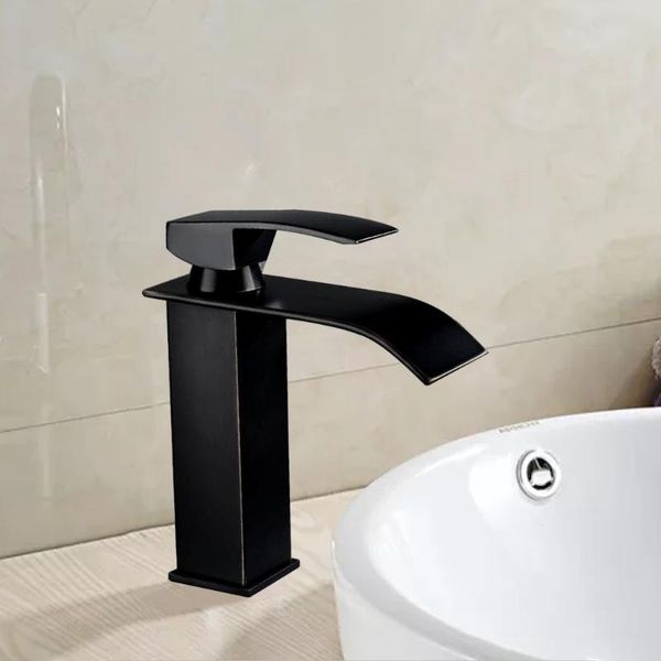 

kitchen bathroom sink faucet, waterfall spout basin cold and water mixer tap, 360-degree rotation of 37me faucets