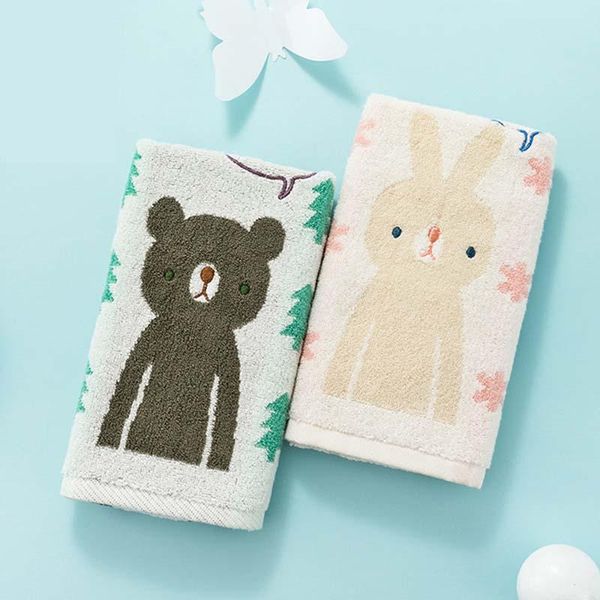 

towel 2pcs/pack pure cotton jacquard cartoon 100% kids 30*50cm hand children's face