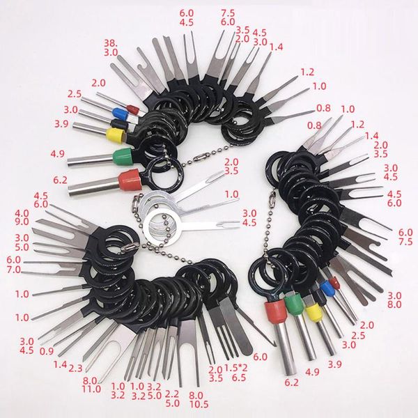 

automotive repair kits 59pcs wire terminal removal tool kit car electrical wiring crimp connector pin extractor puller hand cars tools one s