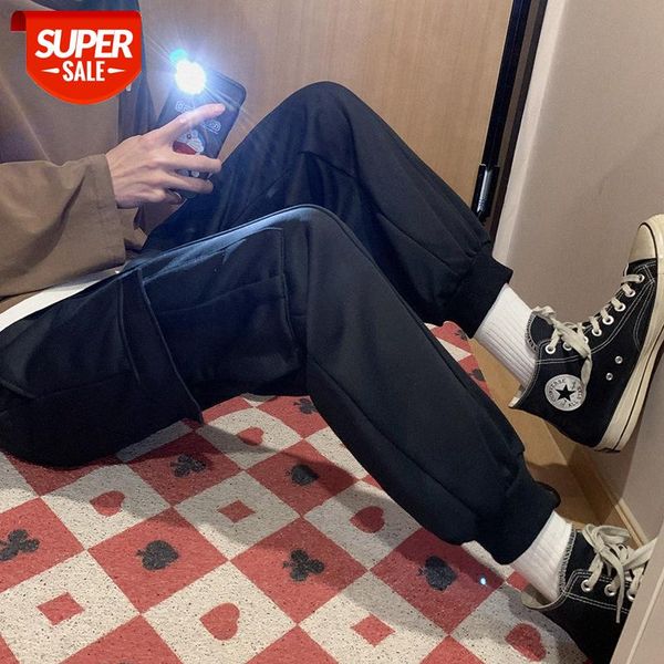 

yemi fashion|sports pants men's loose-fitting casual trousers overalls hong kong style #ut62, Black