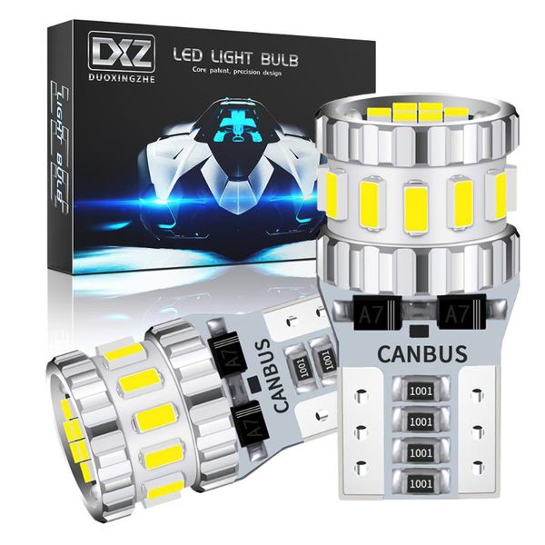 

emergency lights dxz 2pcs w5w t10 led bulbs 3014 18smd 12v wy5w 194 car clearance interior map dome parking light auto license plate lamp 65