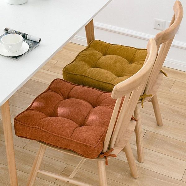 

cushion/decorative pillow thickened square cushion 45x45cm for dining room office chair sofa tatami circular decoration seat