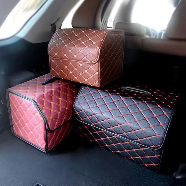 

car organizer storage box, trunk multi-function folding glove box supplies