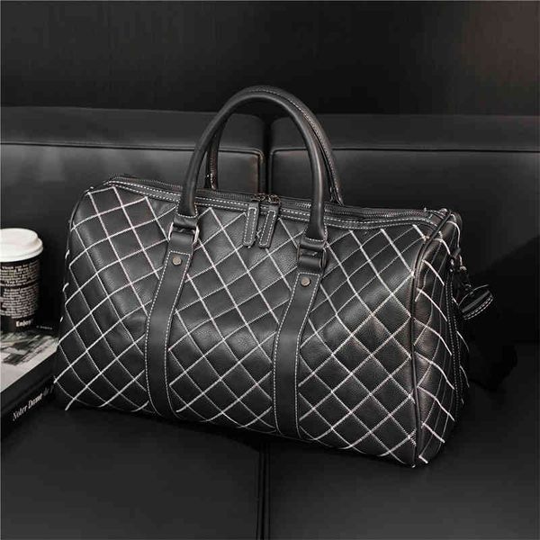 

duffel bags handbags large capacity travel fashion geometric pattern portable fitness sports short distance