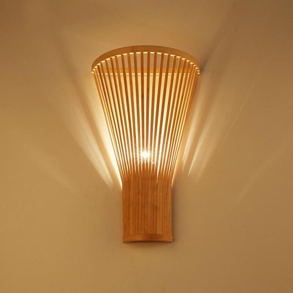 

chinese style bamboo wall lamp creative personality garden farm tea house el staircase corridor aisle lb42001
