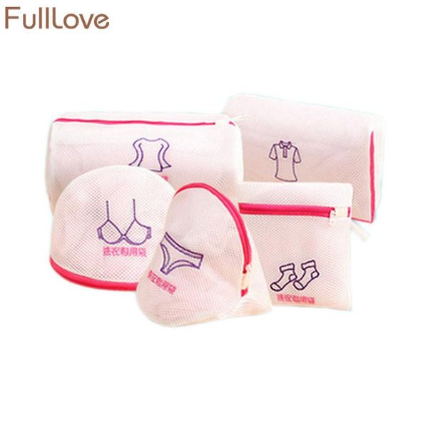 

laundry bags 1 pc modern net bag bra mesh for underwear pink washing machine zipper socks washbag products
