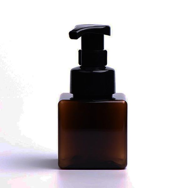 

storage bottles & jars 6pc 250ml white clear brown square foam pump travel empty foaming container cosmetic packaging plastic bottle