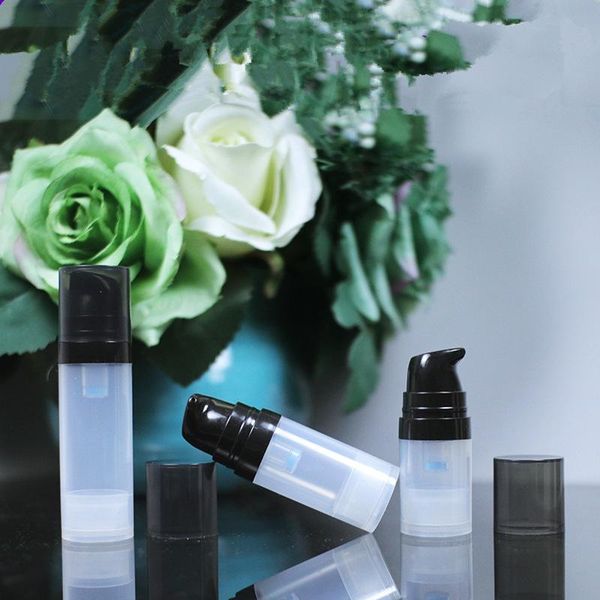 

storage bottles & jars 10pc 5/10/15ml plastic vacuum pressure emulsion bottle with lotion pump on travelling cosmetic packaging