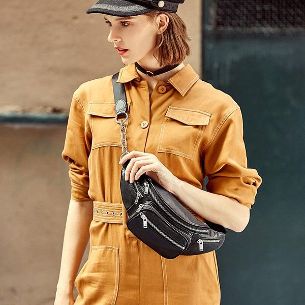 

waist bags 2021 crossbody chest bag women's leather fashion straddle king star leisure designer handbags