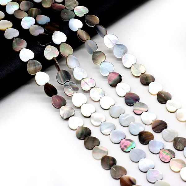 

other 100% natural freshwater shells black shell peach heart beads for jewelry making diy necklace bracelet gift mother-of-pearl