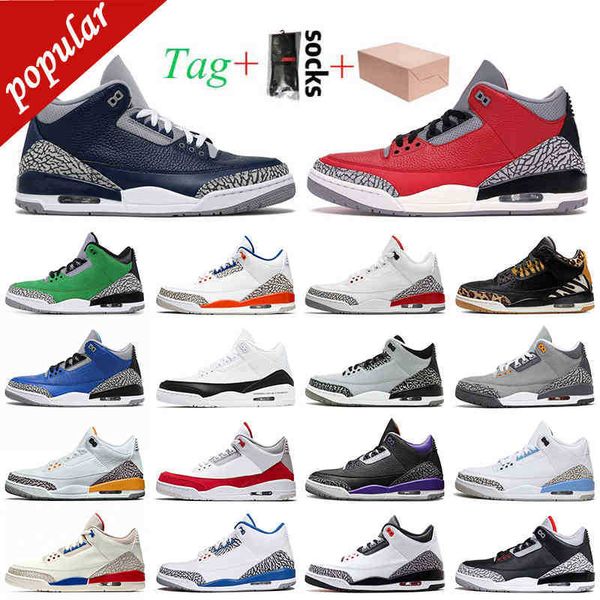 

with box jumpman 3s mens basketball shoes georgetown red cement unc laser orange black court purple jth nrg katrina trainers sneakers