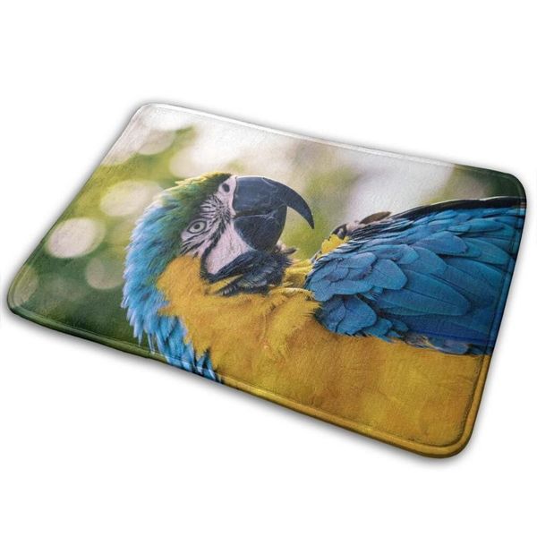 

carpets colorful bird welcome doormat entrance rectangle printed non-slip floor rugs front door mat outdoor bedroom bathroom carpet